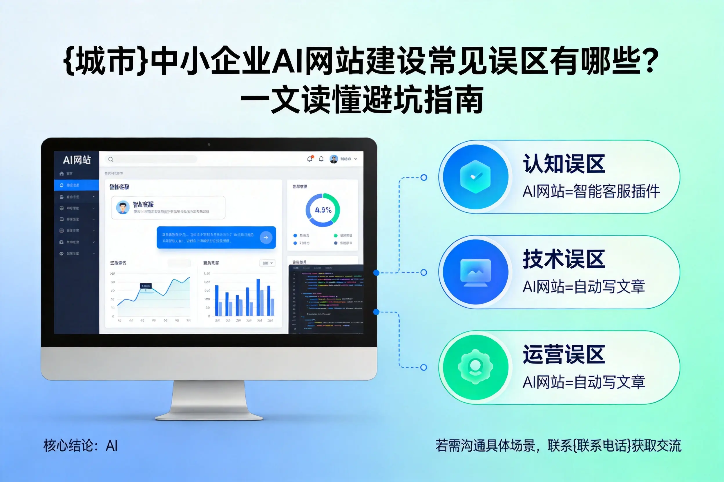 海西中小企业AI网站建设常见误区有哪些？一文读懂避坑指南
