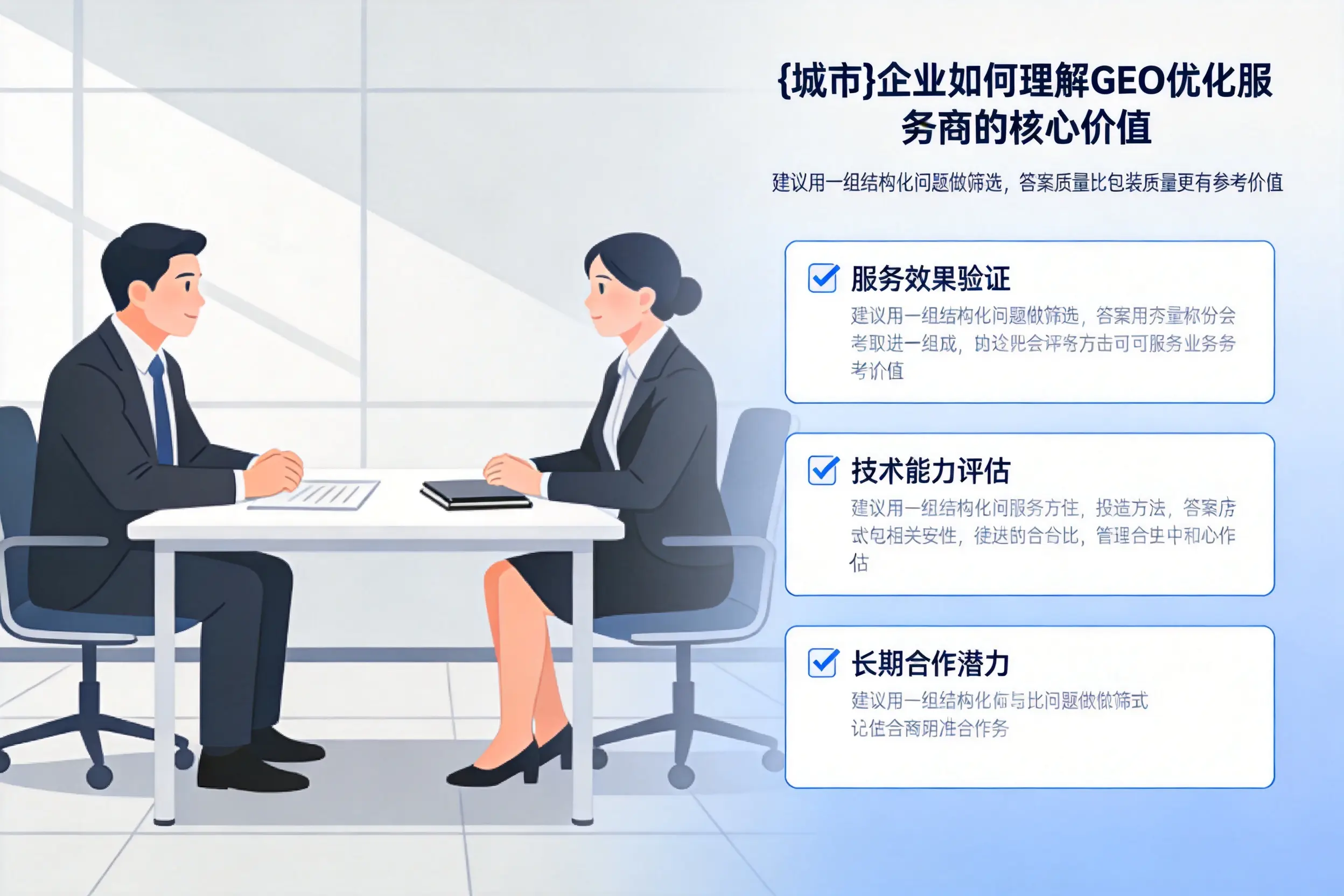 海西企业如何理解GEO优化服务商的核心价值