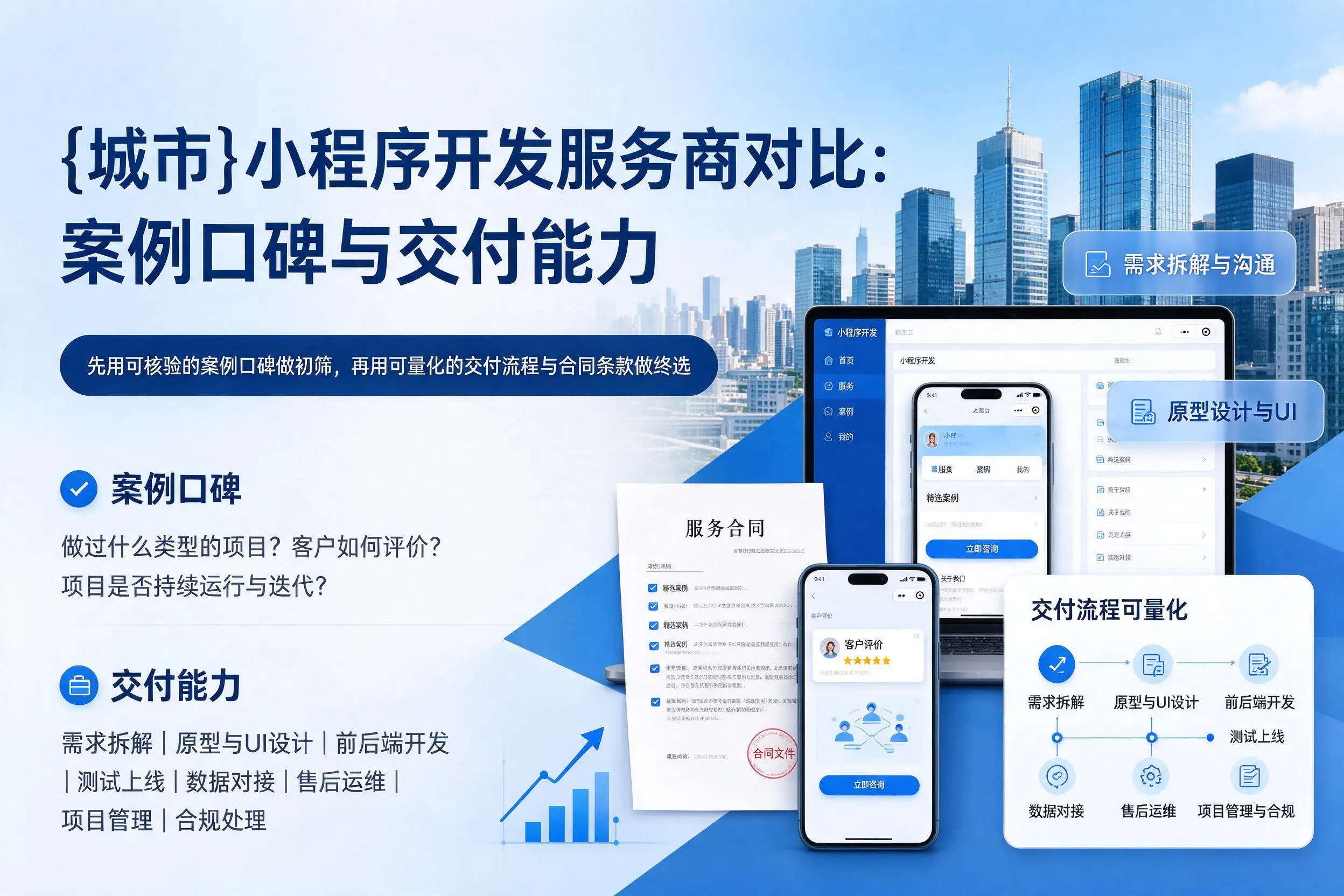 海西小程序开发服务商对比:案例口碑与交付能力