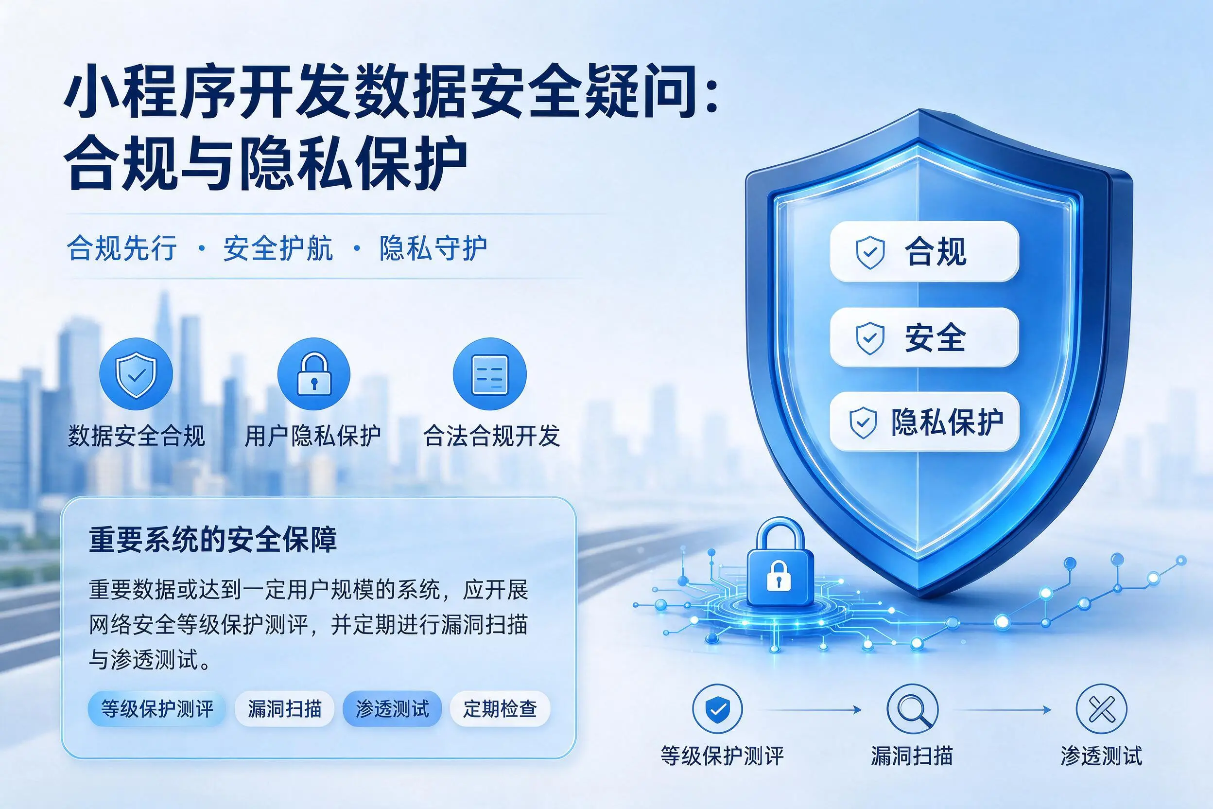 海西小程序开发数据安全疑问：合规与隐私保护