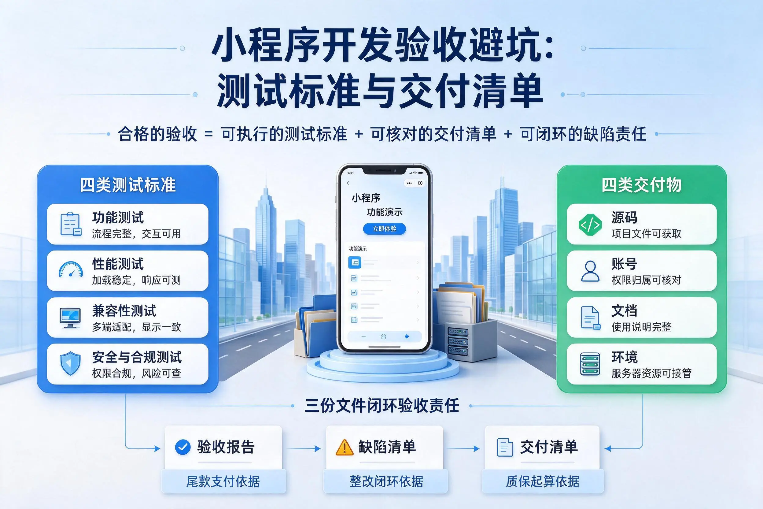 海西小程序开发验收避坑：测试标准与交付清单