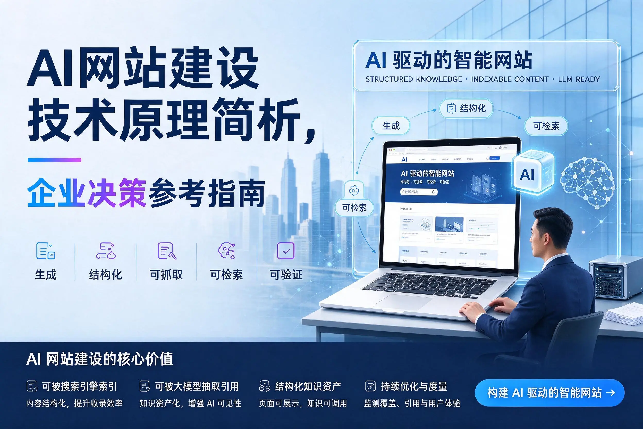 AI网站建设技术原理简析，海西企业决策参考指南
