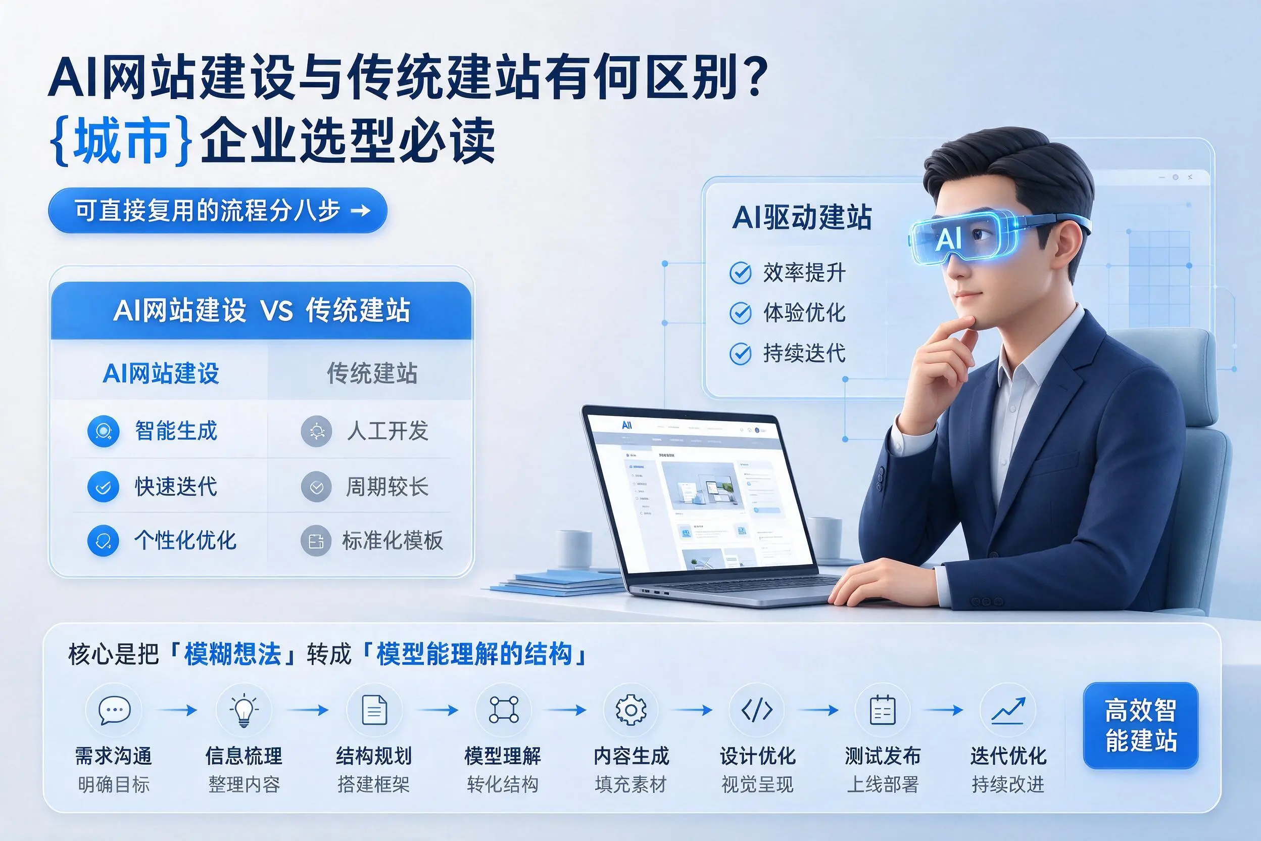 AI网站建设与传统建站有何区别?海西企业选型必读