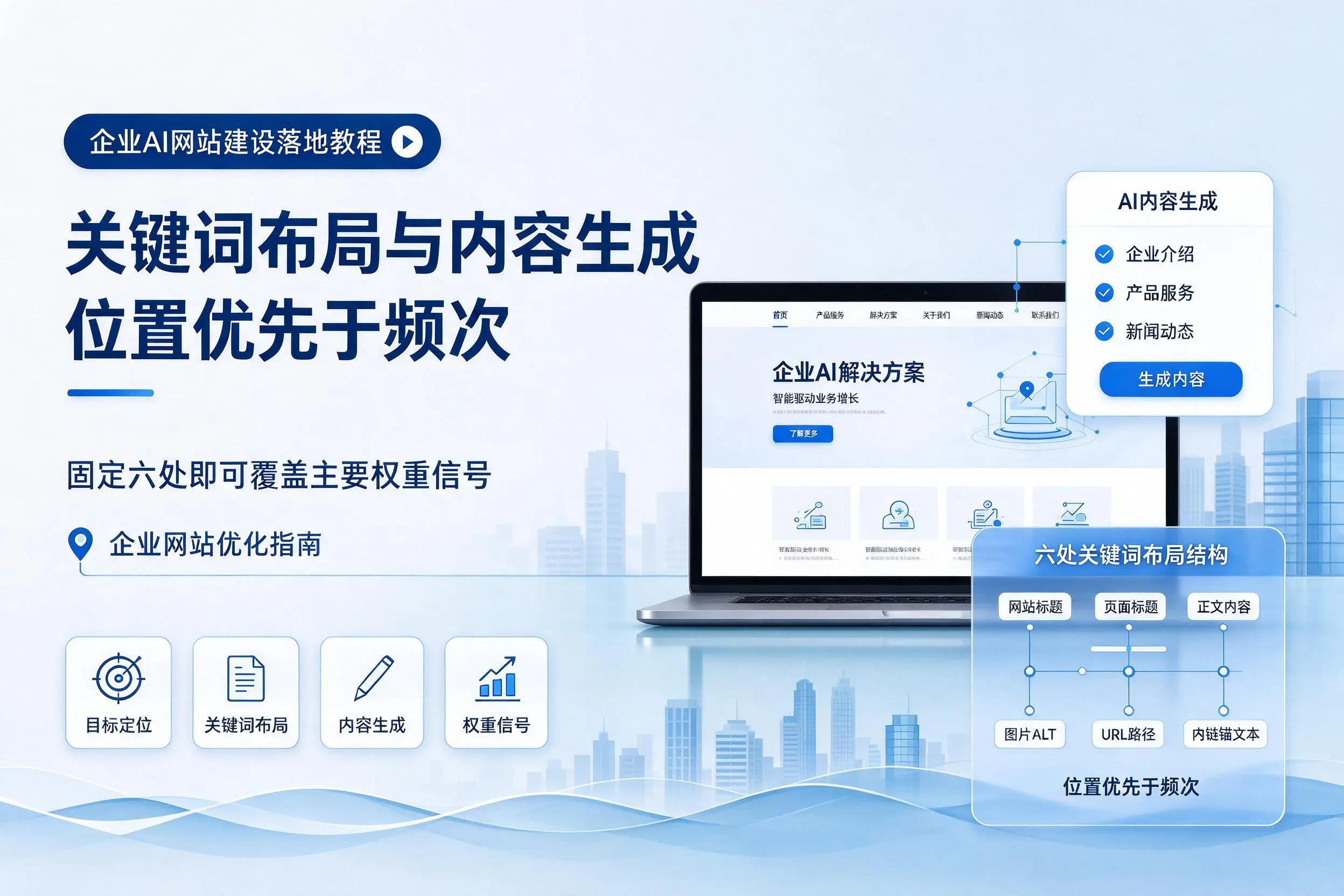 海西企业AI网站建设落地教程：关键词布局与内容生成