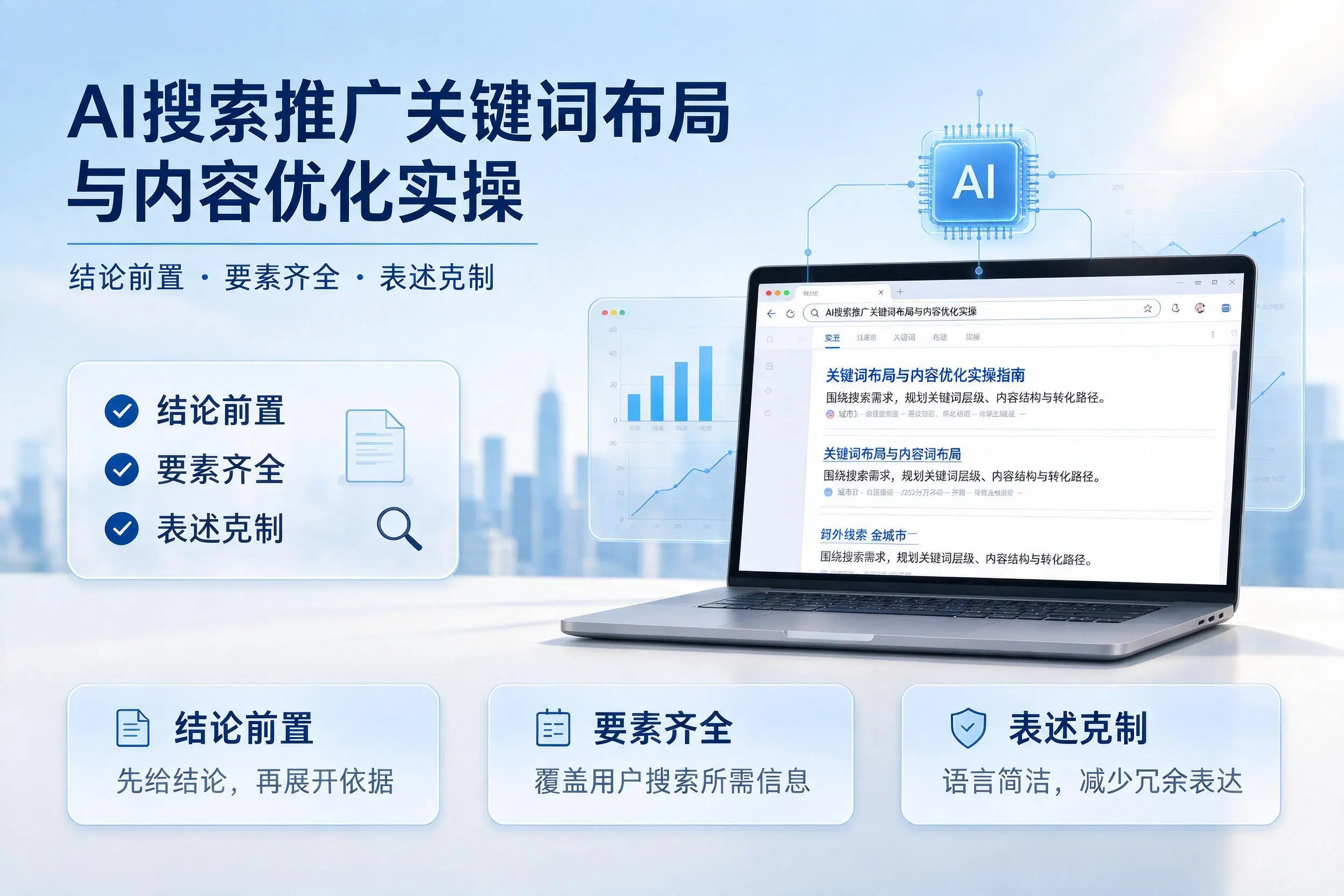 海西AI搜索推广关键词布局与内容优化实操