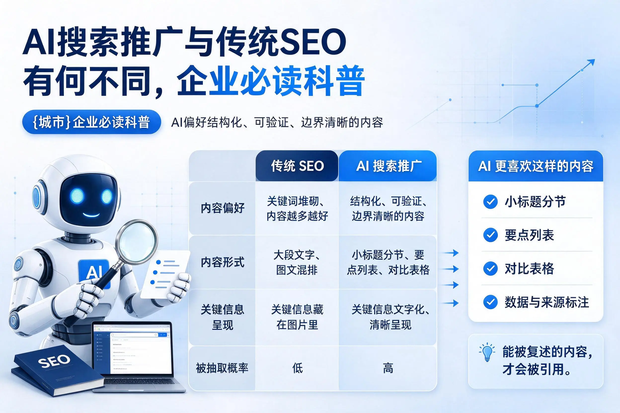 AI搜索推广与传统SEO有何不同，海西企业必读科普